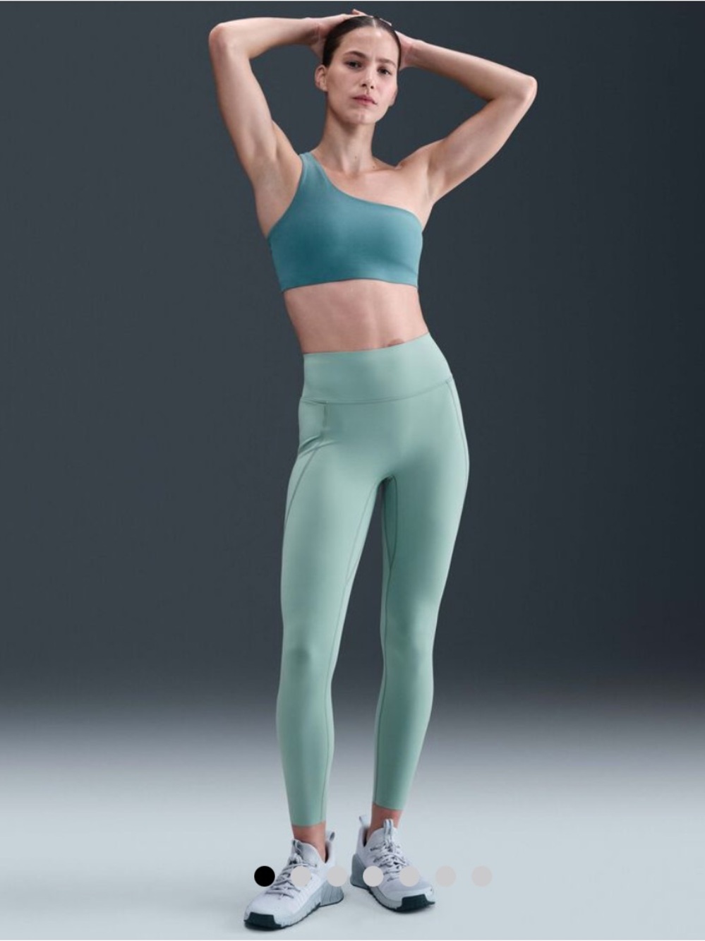 Nike Universa High-Waisted 7/8 Leggings with No Front Seam Sz XS HQ6813-017